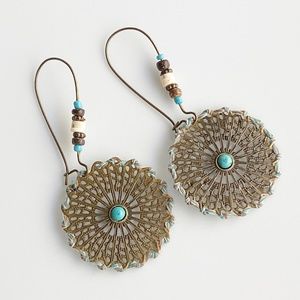 NEW Drop Bronze Earrings